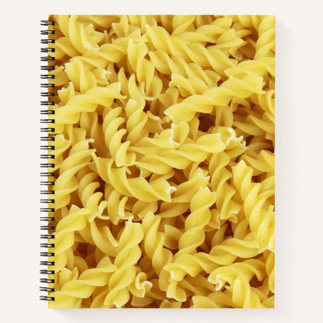 Cuaderno Pasta seca (comida italiana) (Anverso)