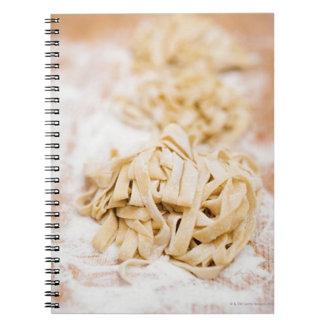 Cuaderno Pastas de lazo caseras, cerca (Frente)