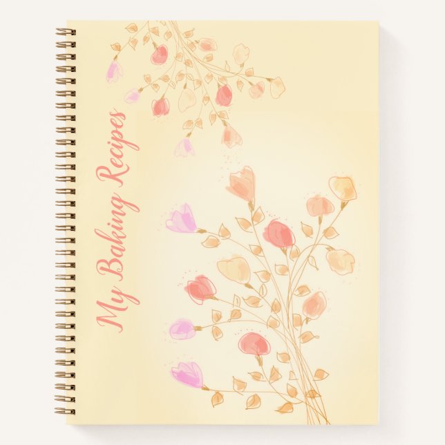 Cuaderno Pastel Artsy Floral (Anverso)