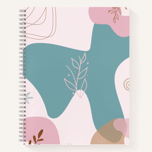 Cuaderno Pastel Boho Botanical Art (Anverso)