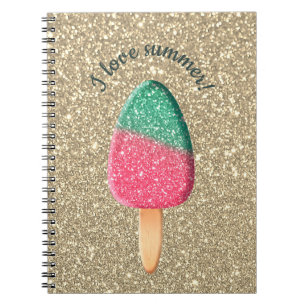 Cuaderno pastel brillante -