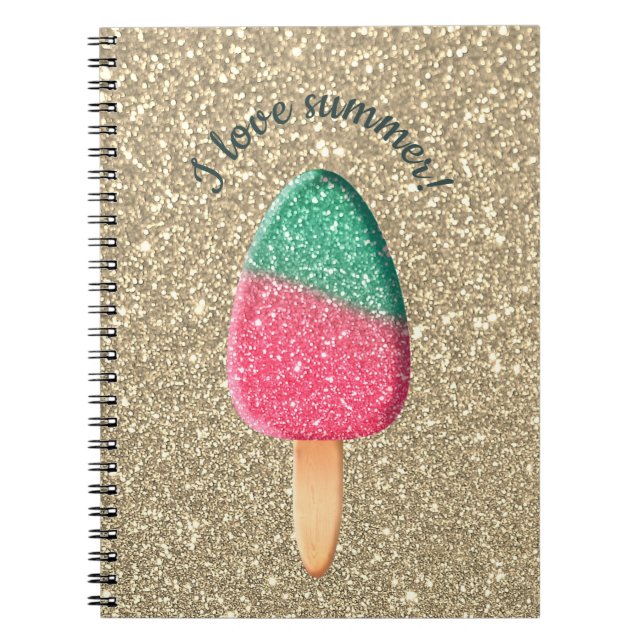 Cuaderno pastel brillante - (Frente)