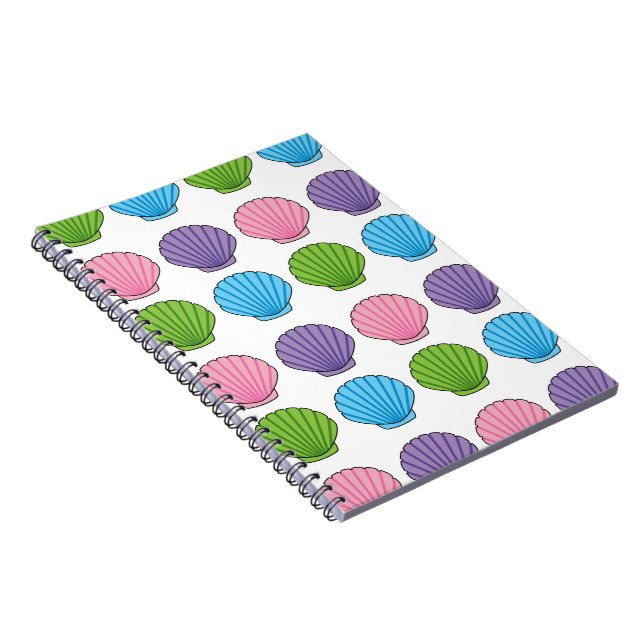 Cuaderno Pastel Colorful Seashell Pack (Lado Derecho)