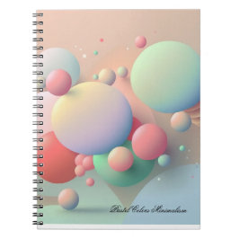 Cuaderno Pastel Colors Minimalism Notebook
