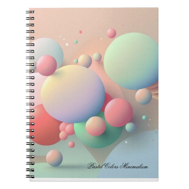 Cuaderno Pastel Colors Minimalism Notebook (Frente)