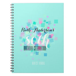 Cuaderno Pastel Colours Aqua 80º Libro de invitados de fies