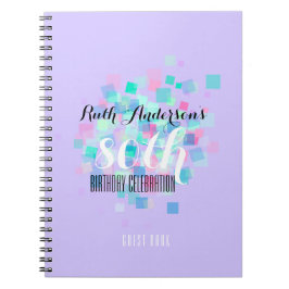 Cuaderno Pastel Colours V 80º Libro de invitados de fiesta