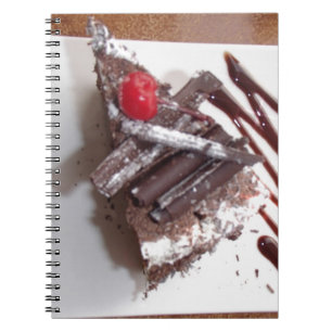 Cuaderno Pastel de bosque negro