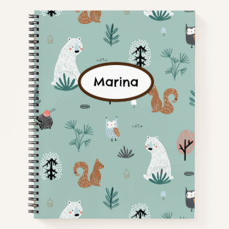 Cuaderno Pastel de bosques