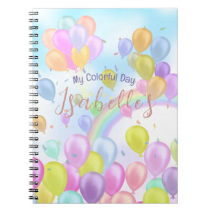 Cuaderno Pastel de globo