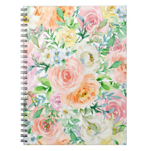 Cuaderno Pastel de jardín romántico