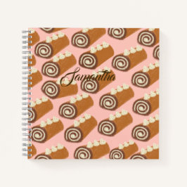 Cuaderno Pastel de Rollo de Chocolate