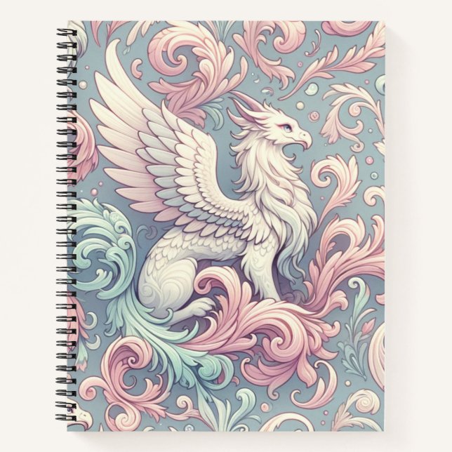 Cuaderno Pastel Fantasy Griffin (Anverso)
