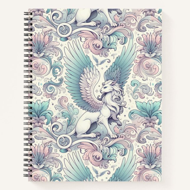 Cuaderno Pastel Fantasy Griffin (Anverso)