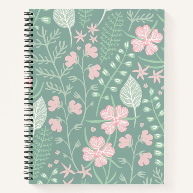Cuaderno Pastel Floral (Anverso)