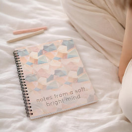 Cuaderno Pastel Geométrico Pop | Espectro Suave Personaliza