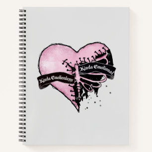 Cuaderno Pastel Gótico Corazón   Emocional e inmóvil