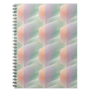 Cuaderno Pastel Gradiente Abstracto Color Suave Estética