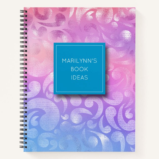 Cuaderno Pastel irlandés personalizado (Anverso)