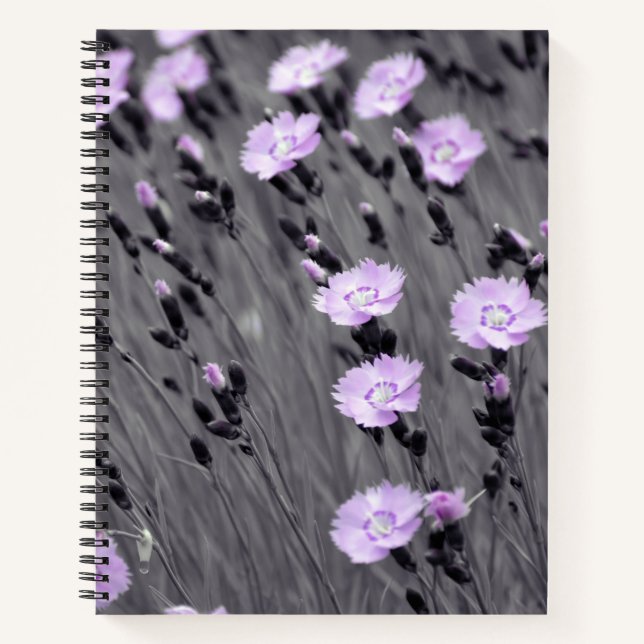 Cuaderno Pastel Lilac Wildflowers (Anverso)