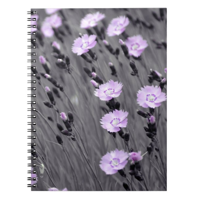Cuaderno Pastel Lilac Wildflowers (Frente)