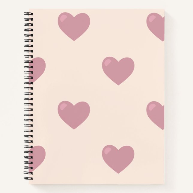 Cuaderno Pastel Love Hearts (Anverso)
