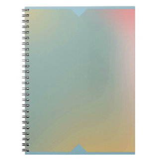 Cuaderno Pastel Ombre Notebook Soft Gradient Journal Front