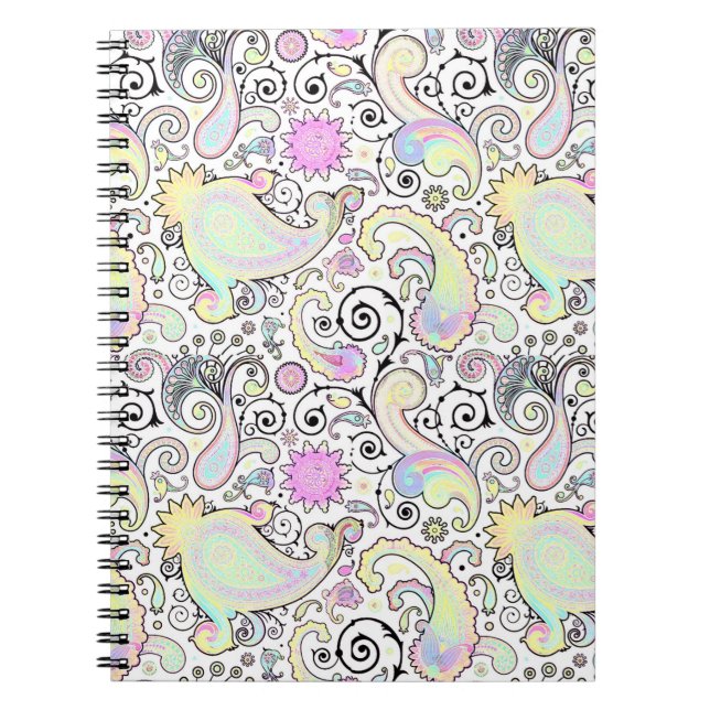 Cuaderno Pastel paisley (Frente)