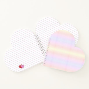 Cuaderno Pastel - pastellfarben - corazón del H Herz colore