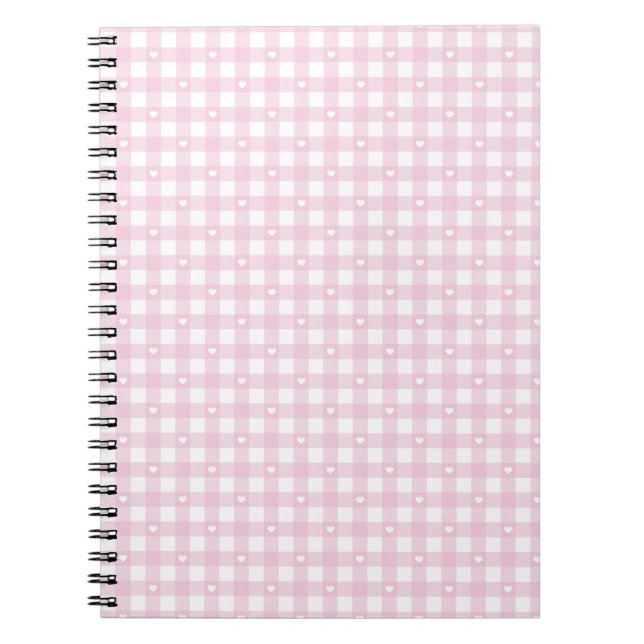 Cuaderno Pastel Pink Checks (Frente)