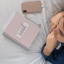 Pastel Pink Hello Y You Name Moderno