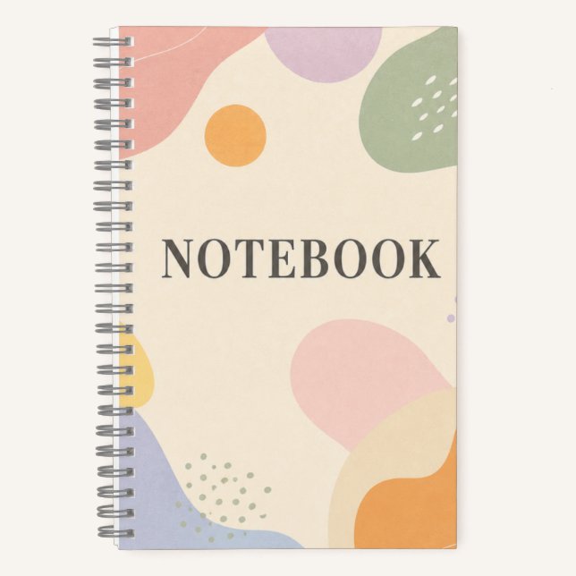 Cuaderno Pastel Shapes Notebook –  Dotted Journal (Anverso)