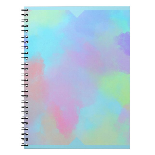 Cuaderno Pastel Splatter Pattern Notebook (Frente)