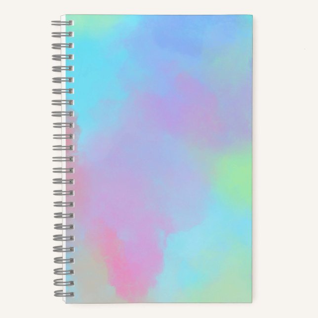 Cuaderno Pastel Splatter Pattern Notebook (Anverso)