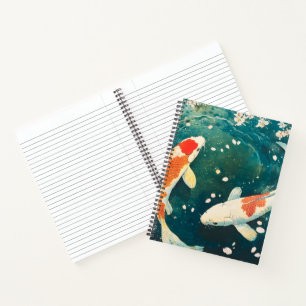 Cuaderno Pastel Spring Koi Blossom
