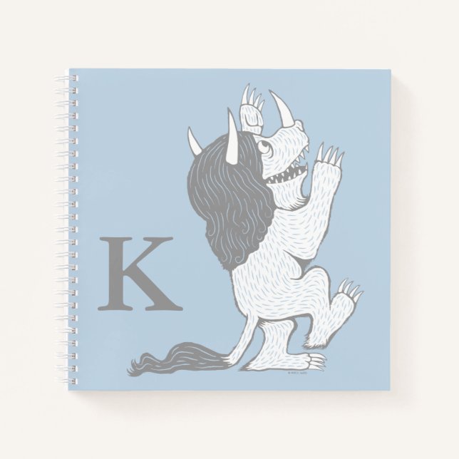 Cuaderno Pastel Wild Thing | Añadir su inicial (Anverso)