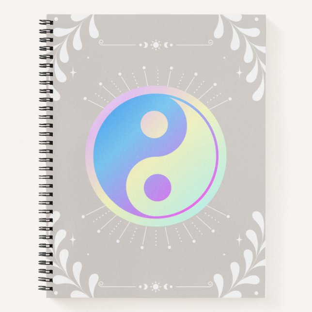 Cuaderno pastel Yin-Yang (Anverso)