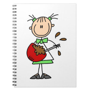 Cuaderno Pastelero de Palitos Mezclando Masa