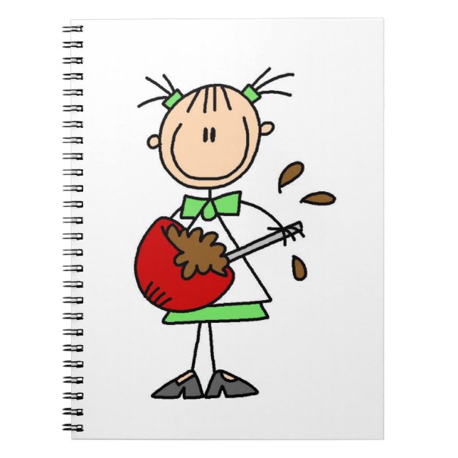 Cuaderno Pastelero de Palitos Mezclando Masa (Frente)