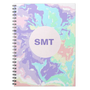 Cuaderno Pasteles de acuarela de unicornio