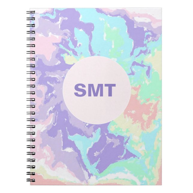 Cuaderno Pasteles de acuarela de unicornio (Frente)