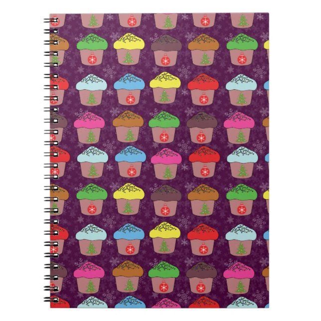 Cuaderno pasteles de taza para navidades (Frente)