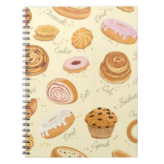 Cuaderno Pasteles Variados: Sabroso Patrón Sin Marea.