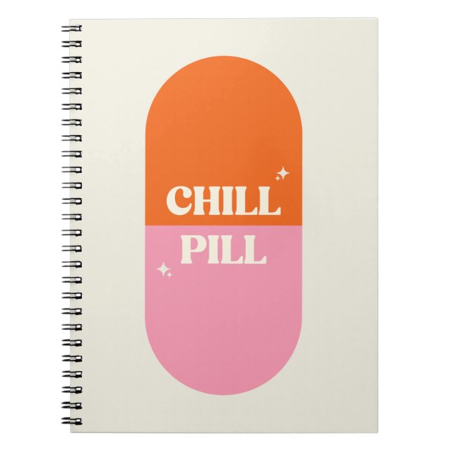 Cuaderno Pastilla para relajarte (Frente)