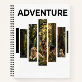 Cuaderno Pastor Alemán,Aventura en el bosque del Retriever
