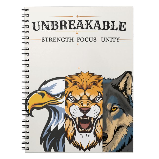 Cuaderno Pastor Alemán Focus Unity Inspirador (Frente)