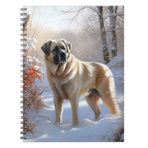 Cuaderno Pastor de Anatolia Deja que nieve Navidad