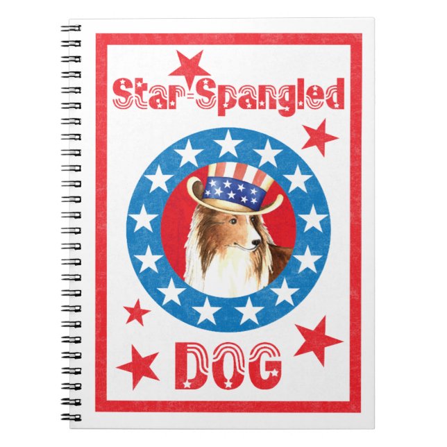 Cuaderno Pastor Patriótico Shetland (Frente)