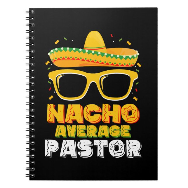 Cuaderno Pastor promedio de nacho Cinco de Mayo (Frente)