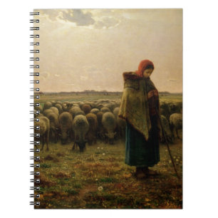 Cuaderno Pastora con su rebaño, 1863